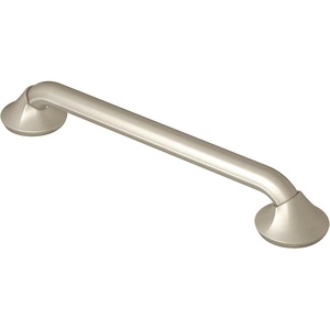 Moen YG2824BN Bathroom Safety 24-Inch Stainless Steel Transitional Bathroom Grab Bar, Brushed Nickel