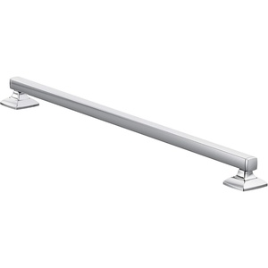 Moen YG5118BN Bathroom Safety 18-Inch Stainless Steel Transitional Bathroom Grab Bar, Brushed Nickel(Nickel)