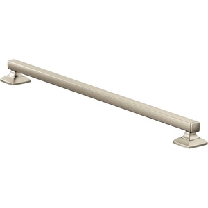 Moen YG5124BN Bathroom Safety 24-Inch Stainless Steel Transitional Bathroom Grab Bar, Brushed Nickel(Nickel)