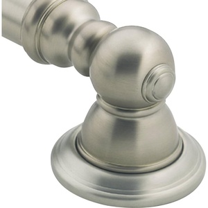 Moen YG5442BN Bathroom Safety 42-Inch Stainless Steel Traditional Bathroom Grab Bar, Brushed Nickel(Brushed Nickel)