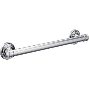 Moen YG6412ORB Bathroom Safety 12-Inch Stainless Steel Traditional Bathroom Grab Bar, Oil-Rubbed Bronze(Chrome)