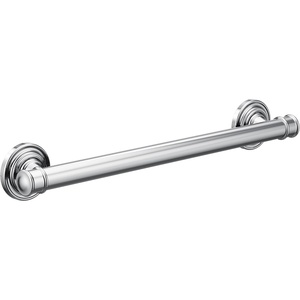 Moen YG6424ORB Bathroom Safety 24-Inch Stainless Steel Traditional Bathroom Grab Bar, Oil-Rubbed Bronze(Chrome)