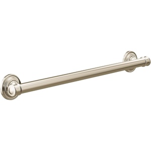 Moen YG6424ORB Bathroom Safety 24-Inch Stainless Steel Traditional Bathroom Grab Bar, Oil-Rubbed Bronze(Polished Nickel)