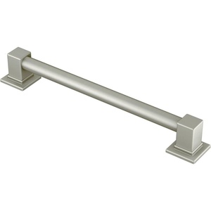 Moen YG8842BN Bathroom Safety 42-Inch Stainless Steel Modern Bathroom Grab Bar, Brushed Nickel(Brushed Nickel)