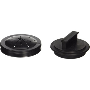 Waste King Black Disposer EZ Mount Garbage Disposal Stopper and Splash Guard for Sink Drain, 1025(Pack of 1)