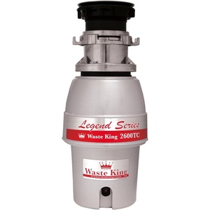 Waste King Garbage Disposal for Kitchen Sink with Power Cord, L-1001(1/2 HP – Batch Feed)