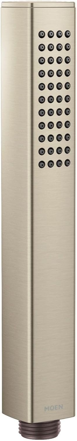 image:imageMoen 189318BRB EcoPerformance Handshower Handheld Shower Head Mediterranean BronzeBrushed Nickel