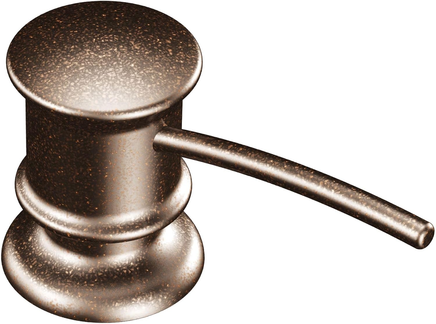 image:imageMoen 3944ORB Deck Mounted Kitchen Soap Dispenser with Above the Sink Refillable Bottle Oil Rubbed Bronze