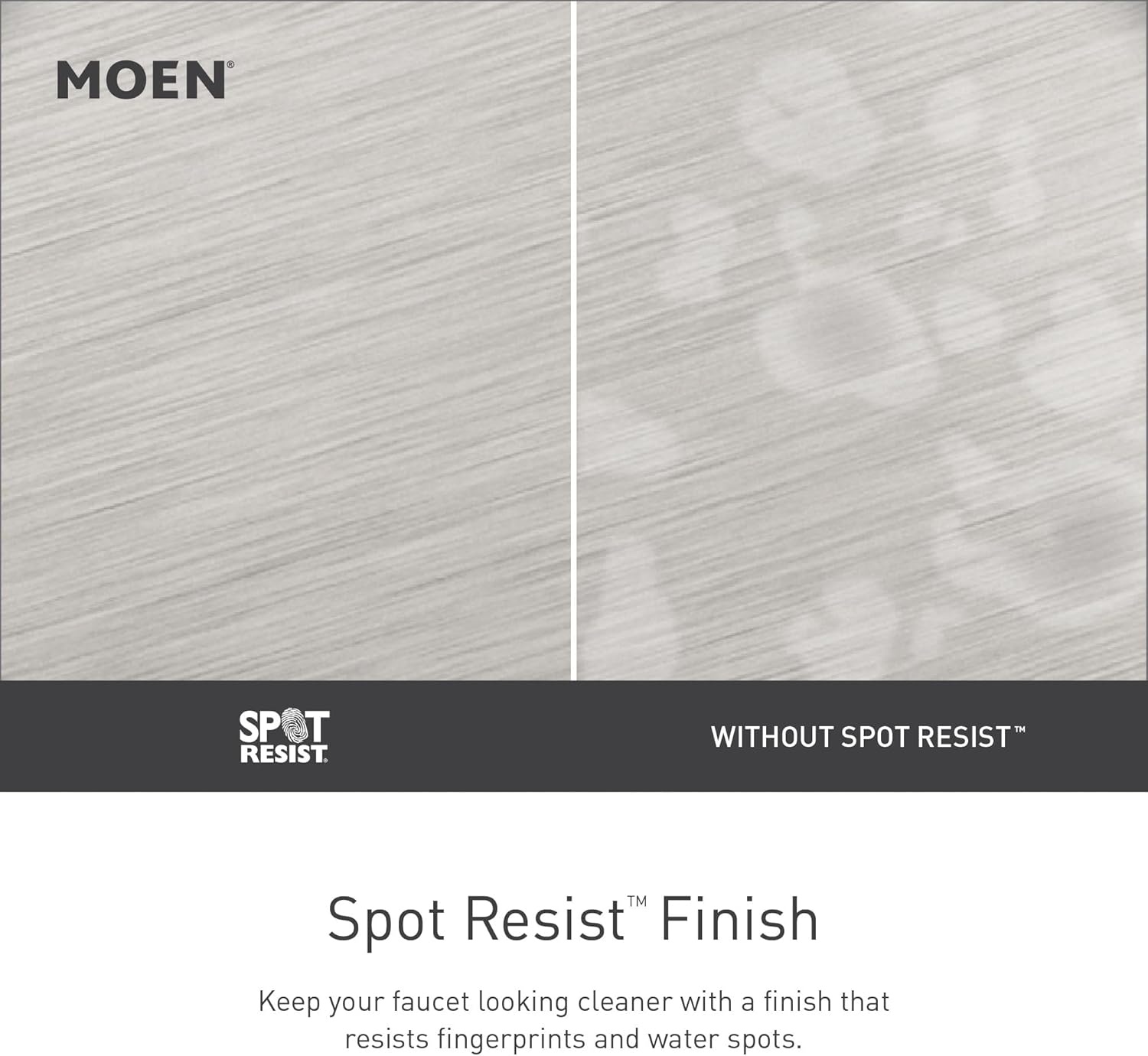 image:imageMoen 84092SRN Ellicott 4 Lavatory Faucet Spot Resist Brushed Nickel