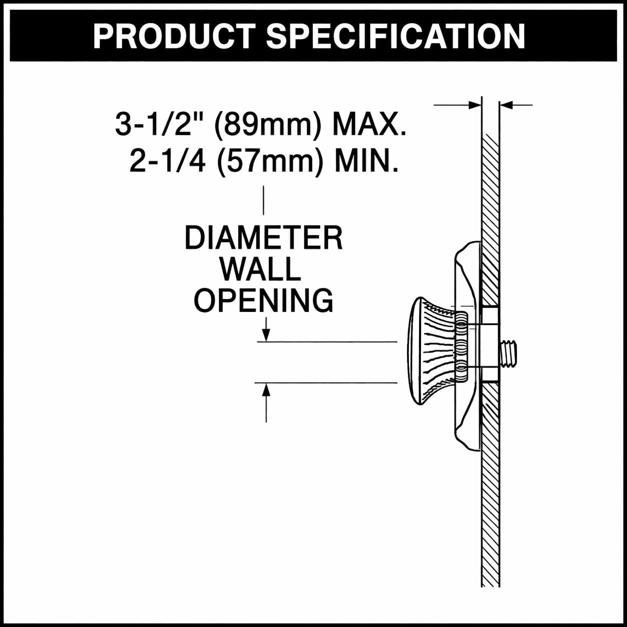 image:imageMoen 96797 Chateau Collection Replacement Tub and Shower Faucet Knob Handle Kit Chrome and White InsertPack of 1