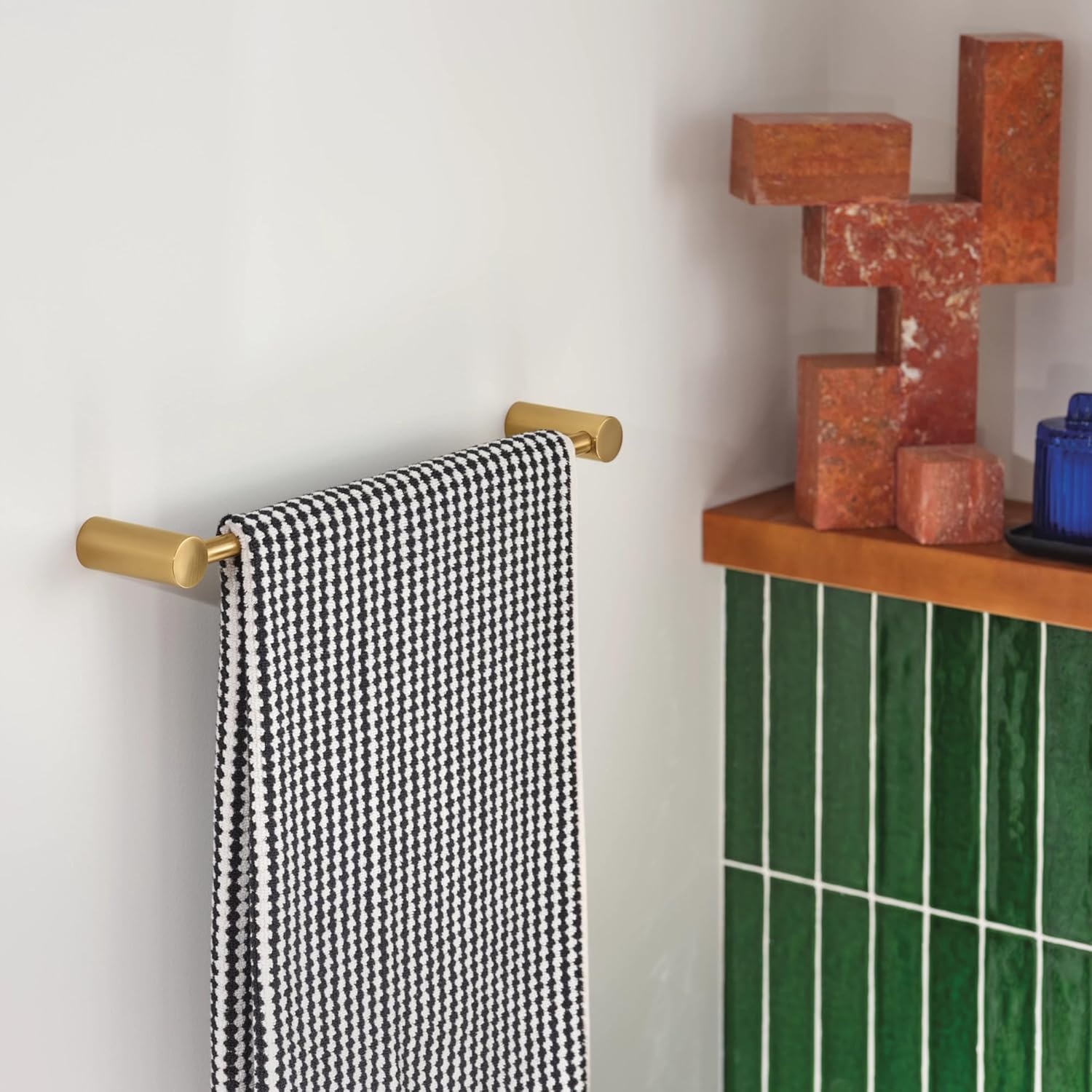 image:imageMoen Align Brushed Gold 24Inch Modern Single Towel Bar YB0424BGBrushed Gold
