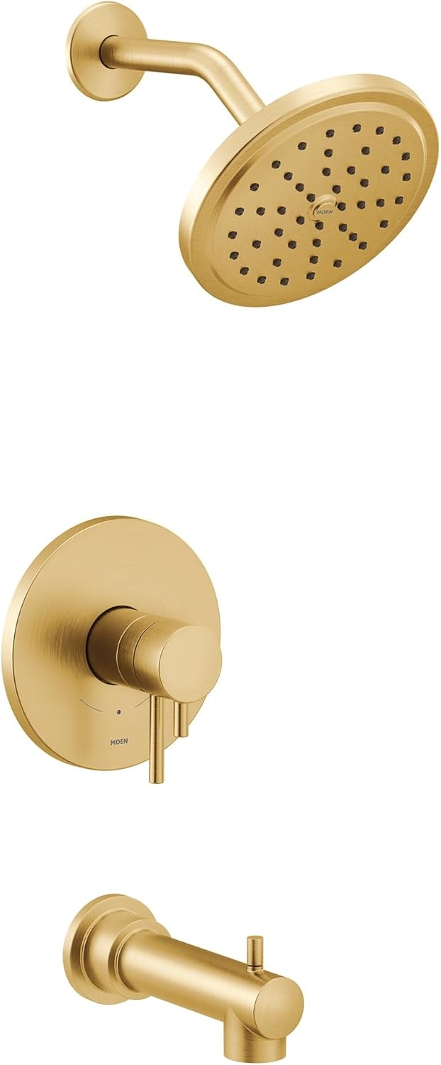 image:imageMoen Align Brushed Gold MCORE 4Series Thermostatic Shower Trim Valve Required UT4292EPBBGBrushed Gold