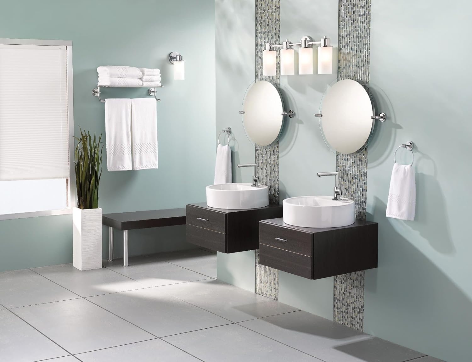 image:imageMoen Align Chrome OneHandle Modern Bathroom Faucet with Drain Assembly and Optional Deckplate 6190Chrome