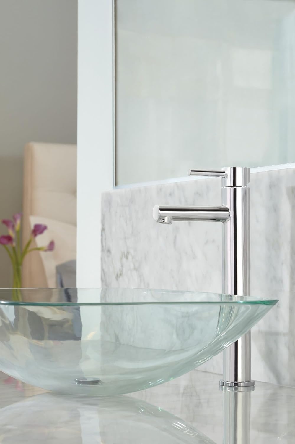 image:imageMoen Align Chrome OneHandle Single Hole Modern Vessel Sink Bathroom Faucet 6192Chrome