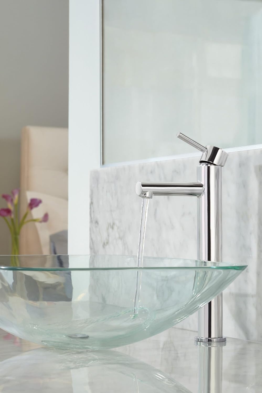 image:imageMoen Align Chrome OneHandle Single Hole Modern Vessel Sink Bathroom Faucet 6192Chrome