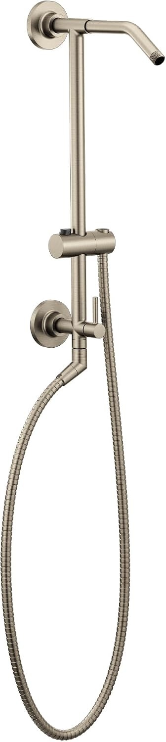 image:imageMoen Annex Chrome Shower Slidebar and Shower Hose System Trim Valve Required TS3661NHBrushed Nickel