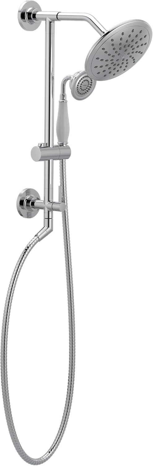 image:imageMoen Annex Chrome Shower Slidebar and Shower Hose System Trim Valve Required TS3661NHChrome