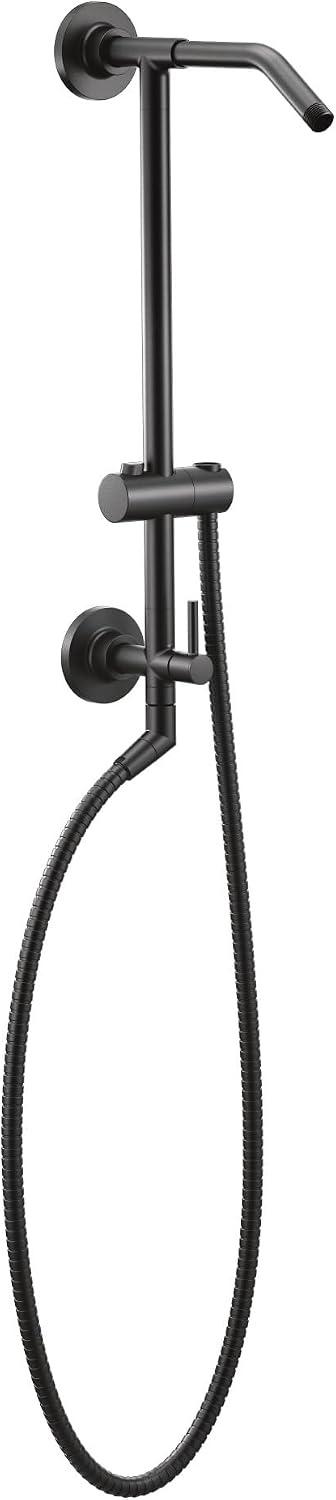 image:imageMoen Annex Chrome Shower Slidebar and Shower Hose System Trim Valve Required TS3661NHMatte Black