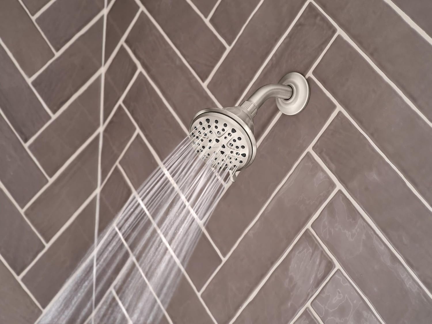 image:imageMoen Attune Shower Head with Handheld Sprayer 6 Shower Head Spray Settings Chrome Finish 218H0Brushed Nickel