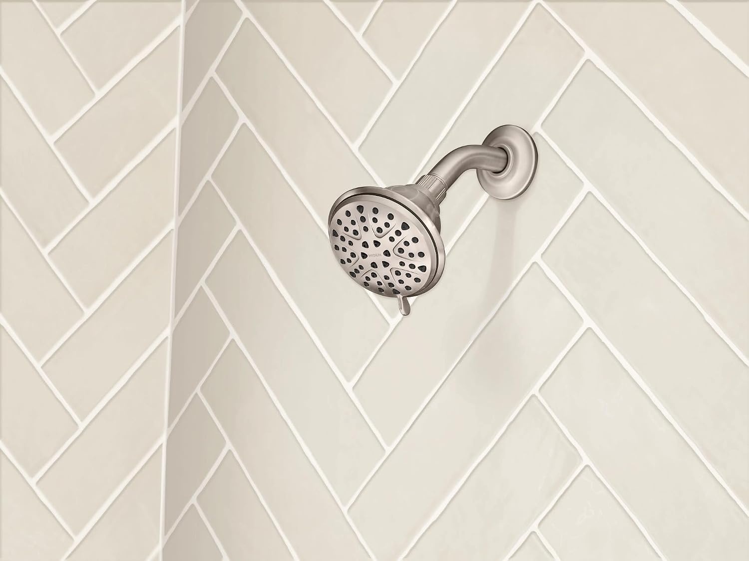 image:imageMoen Attune Shower Head with Handheld Sprayer 6 Shower Head Spray Settings Chrome Finish 218H0Brushed Nickel
