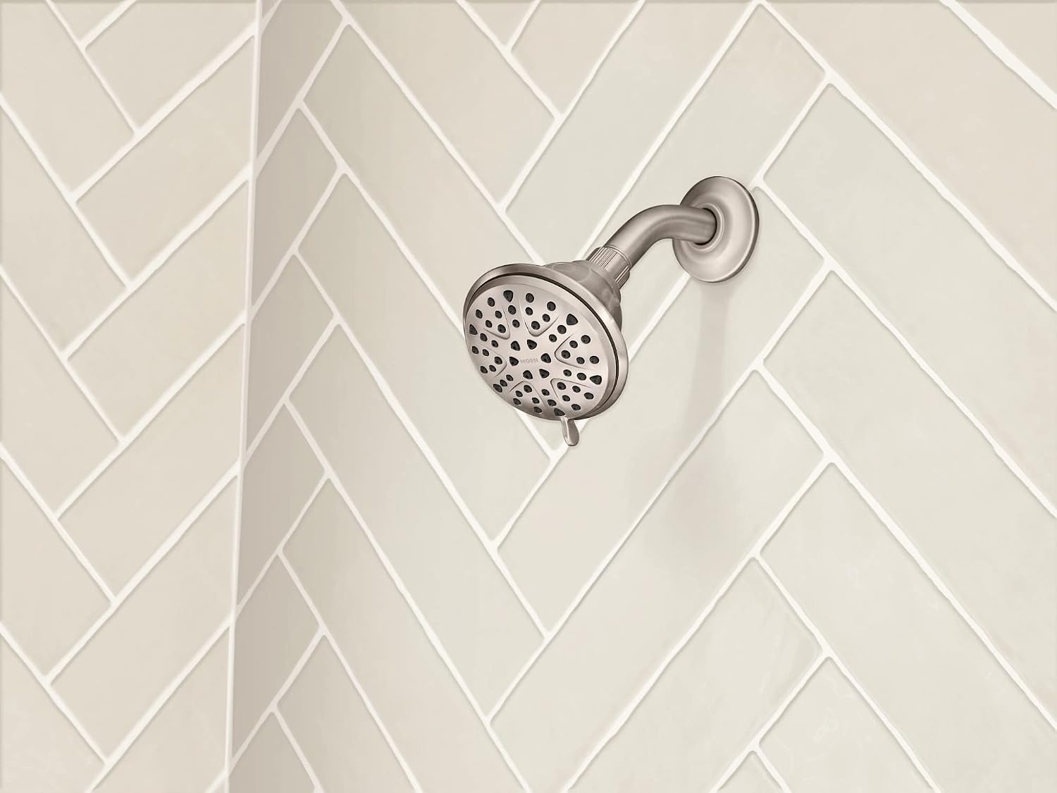 image:imageMoen Attune Shower Head with Handheld Sprayer 6 Shower Head Spray Settings Chrome Finish 218H0Brushed Nickel