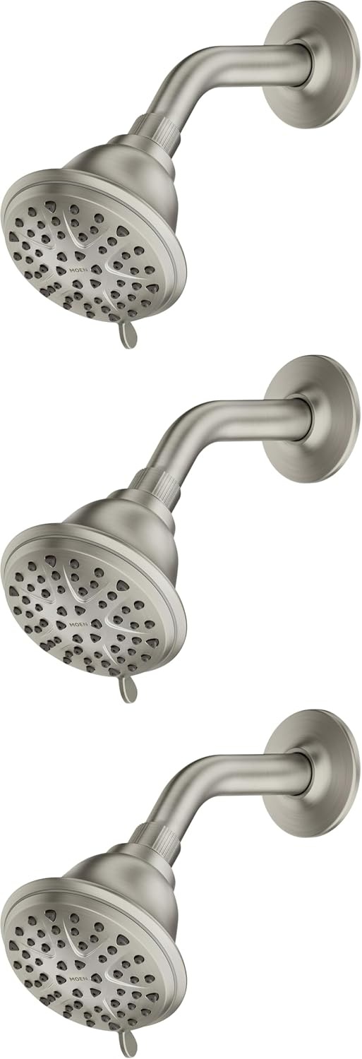 image:imageMoen Attune Shower Head with Handheld Sprayer 6 Shower Head Spray Settings Chrome Finish 218H0Brushed Nickel