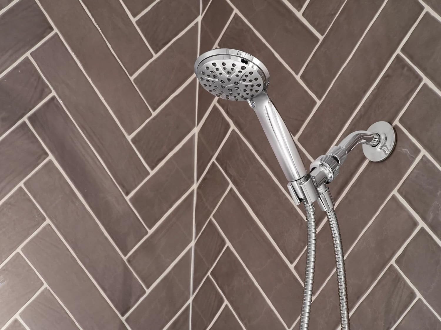 image:imageMoen Attune Shower Head with Handheld Sprayer 6 Shower Head Spray Settings Chrome Finish 218H0Chrome