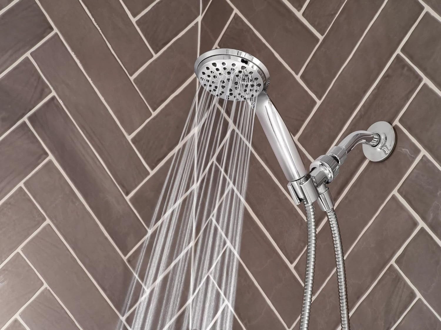 image:imageMoen Attune Shower Head with Handheld Sprayer 6 Shower Head Spray Settings Chrome Finish 218H0Chrome