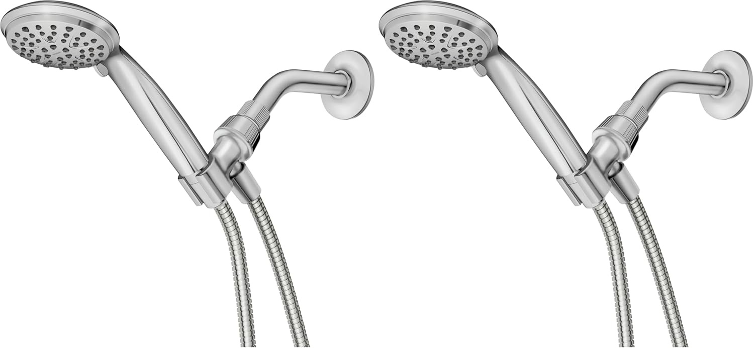 image:imageMoen Attune Shower Head with Handheld Sprayer 6 Shower Head Spray Settings Chrome Finish 218H0Chrome