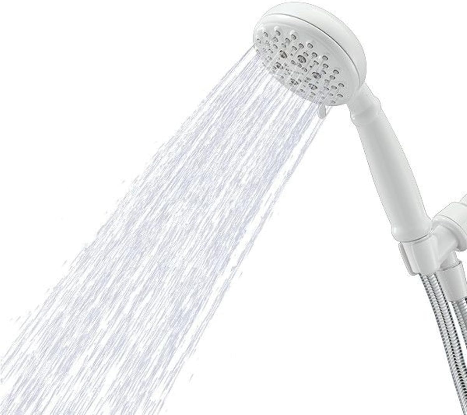 image:imageMoen Banbury Glacier White 5Spray Handshower HighPressure Handheld Bathroom Shower Head 23046W