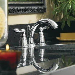 image:imageMoen Brantford Brushed Nickel TwoHandle Widespread Bathroom Sink Faucet Trim Kit Traditional Bathroom Faucet for Three Hole Bath Sinks Valve Required T6620BNBrushed Nickel