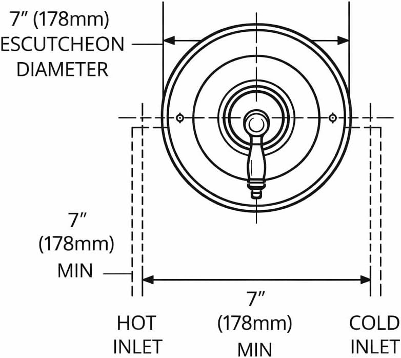 image:imageMoen Brantford Chrome PosiTemp Pressure Balancing Traditional Tub and Shower Lever Handle Valve Required T2151Chrome