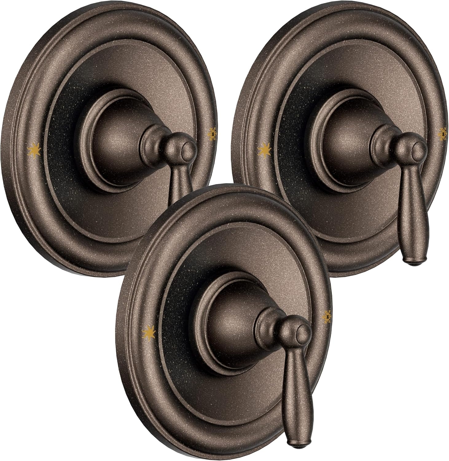 image:imageMoen Brantford Tub and Shower Trim Kit Valve Required T2151ORB Tub and shower trim kit PosiTemp control Traditional design Oilrubbed bronze finish Valve requiredOil Rubbed Bronze