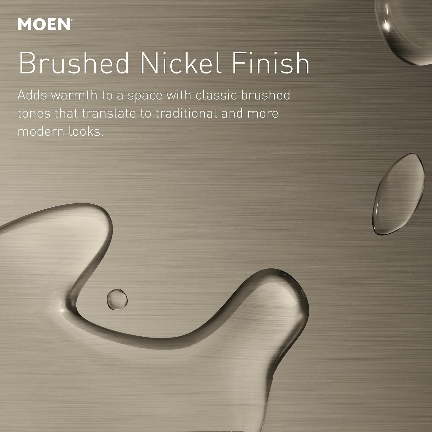 image:imageMoen Brushed Gold 4Inch ScrewIn Shower Strainer Drain Cover 102763BGBrushed Nickel