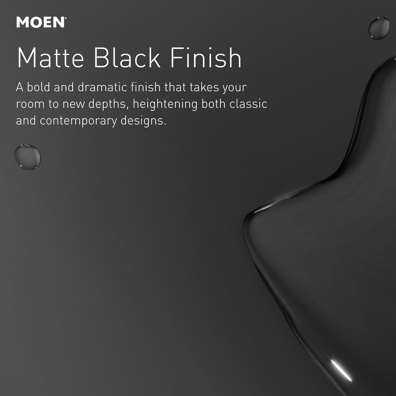 image:imageMoen Brushed Nickel EcoPerformance 5Function Handheld Removable Shower Head Adjustable 30Inch Slide Bar and 69Inch Long Hose 3558EPBNMatte Black