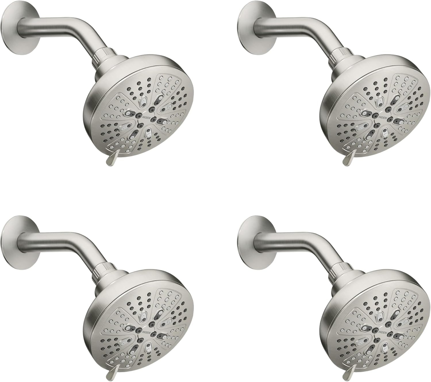 image:imageMoen Brushed Nickel Hydro Energetix EightFunction Showerhead with Standard 5 Diameter Spray Head 200W0SRNBrushed Nickel