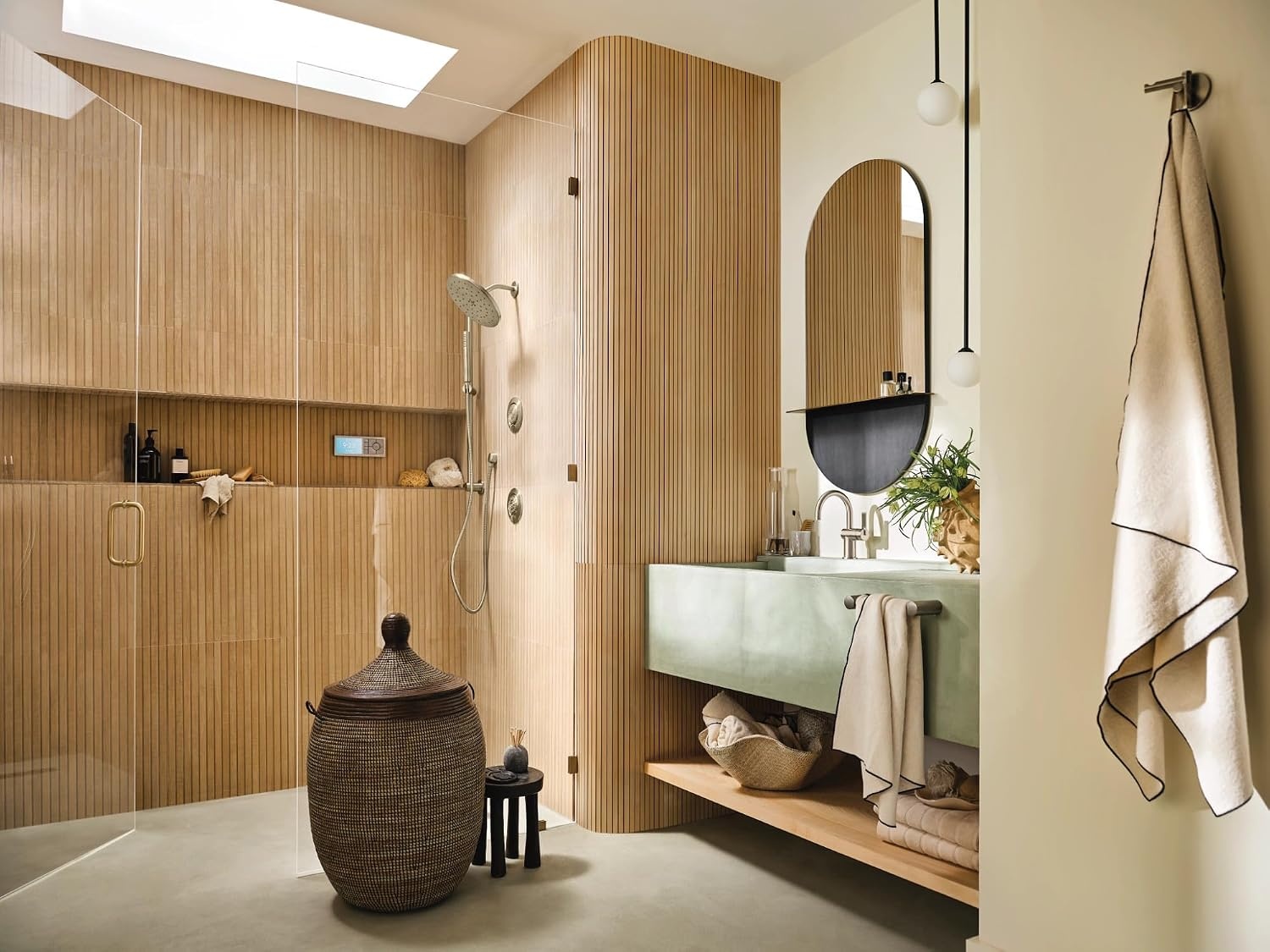 image:imageMoen Brushed Nickel Modern EcoPerformance Handshower Handheld Shower with 30Inch Slide Bar and 69Inch Metal Hose 3887EPBNBrushed Nickel