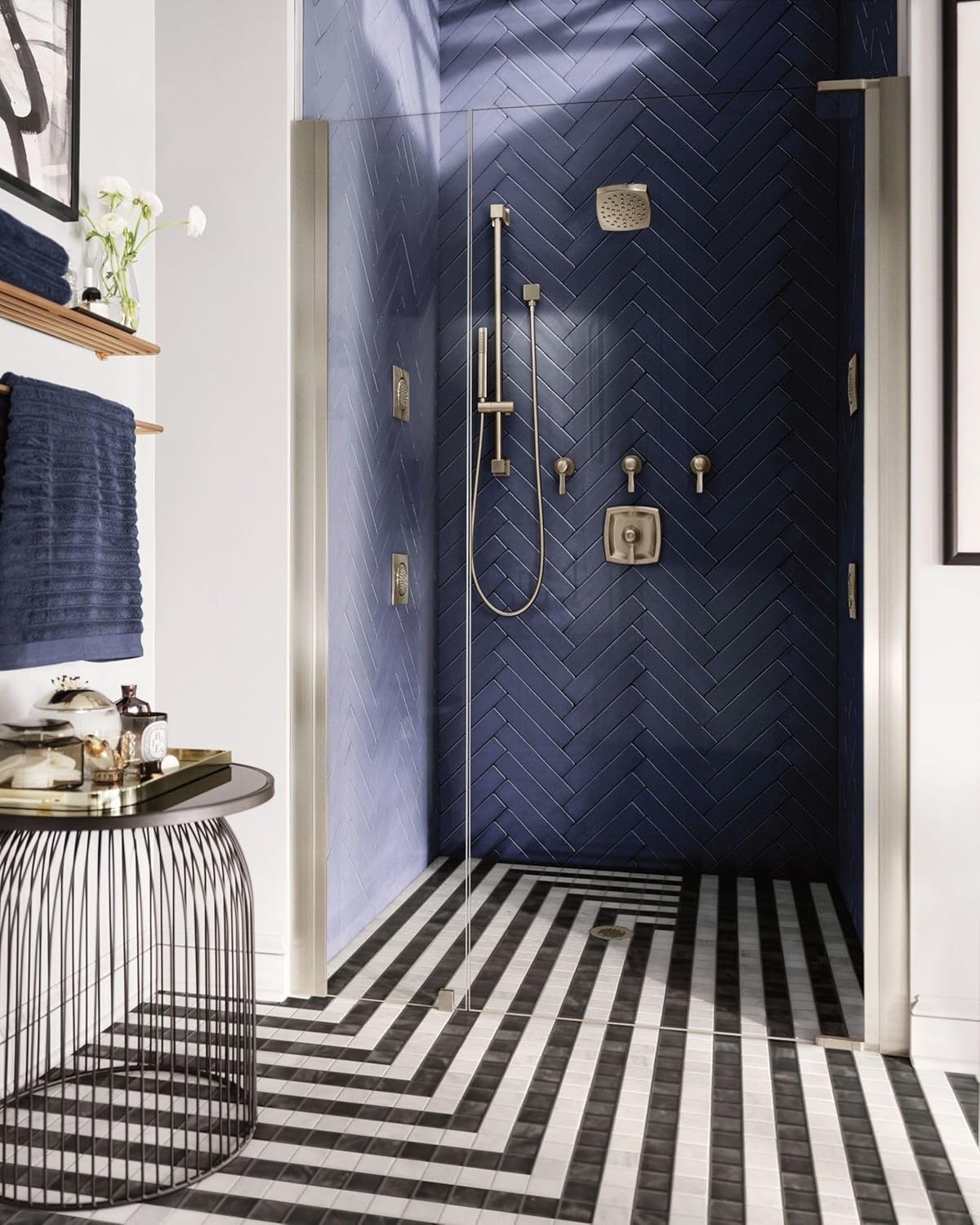 image:imageMoen Brushed Nickel OneFunction EcoPerformance Modern Handshower with 30Inch Slide Bar and 69Inch Hose 3988EPBNBrushed Nickel