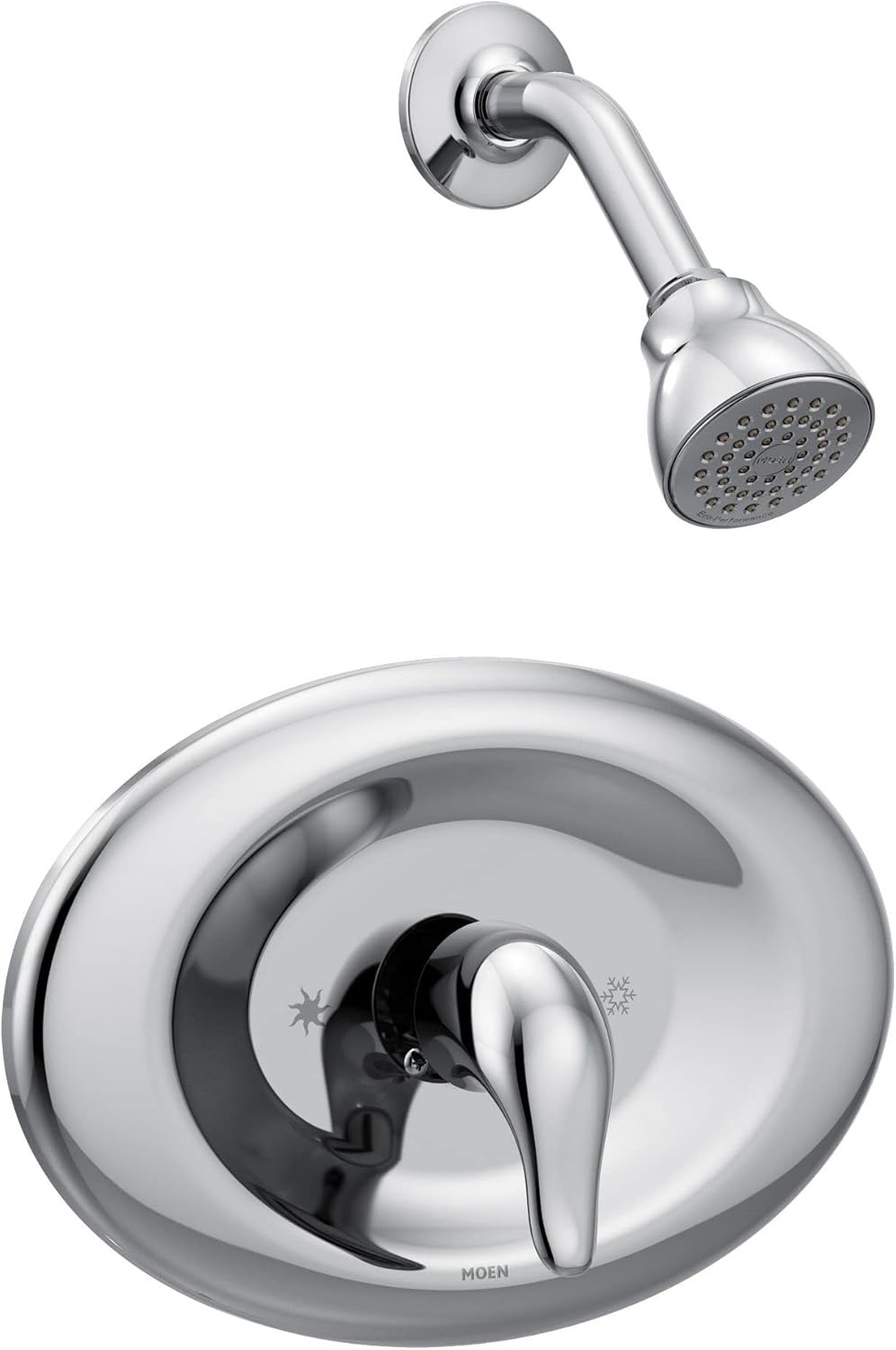 image:imageMoen Chateau Chrome PosiTemp EcoPerformance Shower Trim Kit L2368EPPack of 1