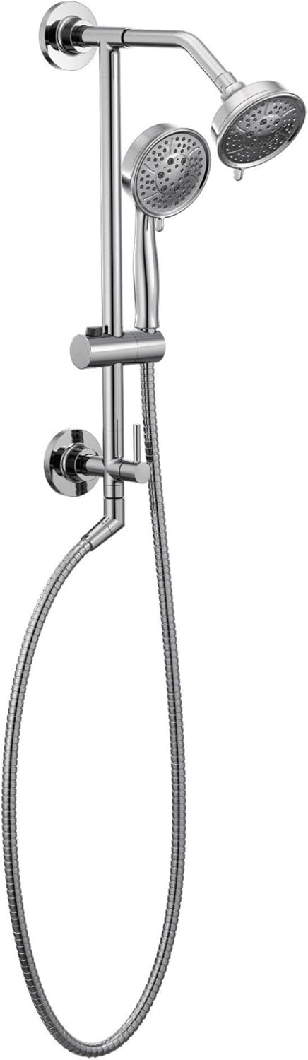 image:imageMoen Chrome FourFunction 438Inch Diameter Showerhead 3638Chrome