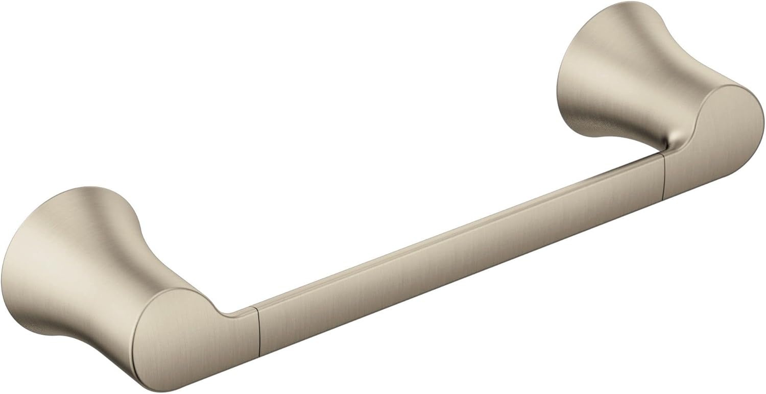 image:imageMoen Doux Brushed Nickel Bathroom Towel Hand Towel Bar YB0286BN