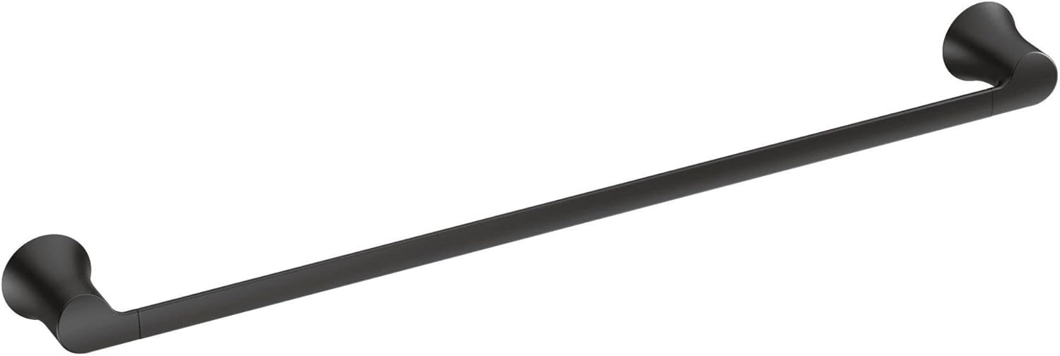 image:imageMoen Doux Matte Black 24Inch Single Towel Bar YB0224BLMatte Black