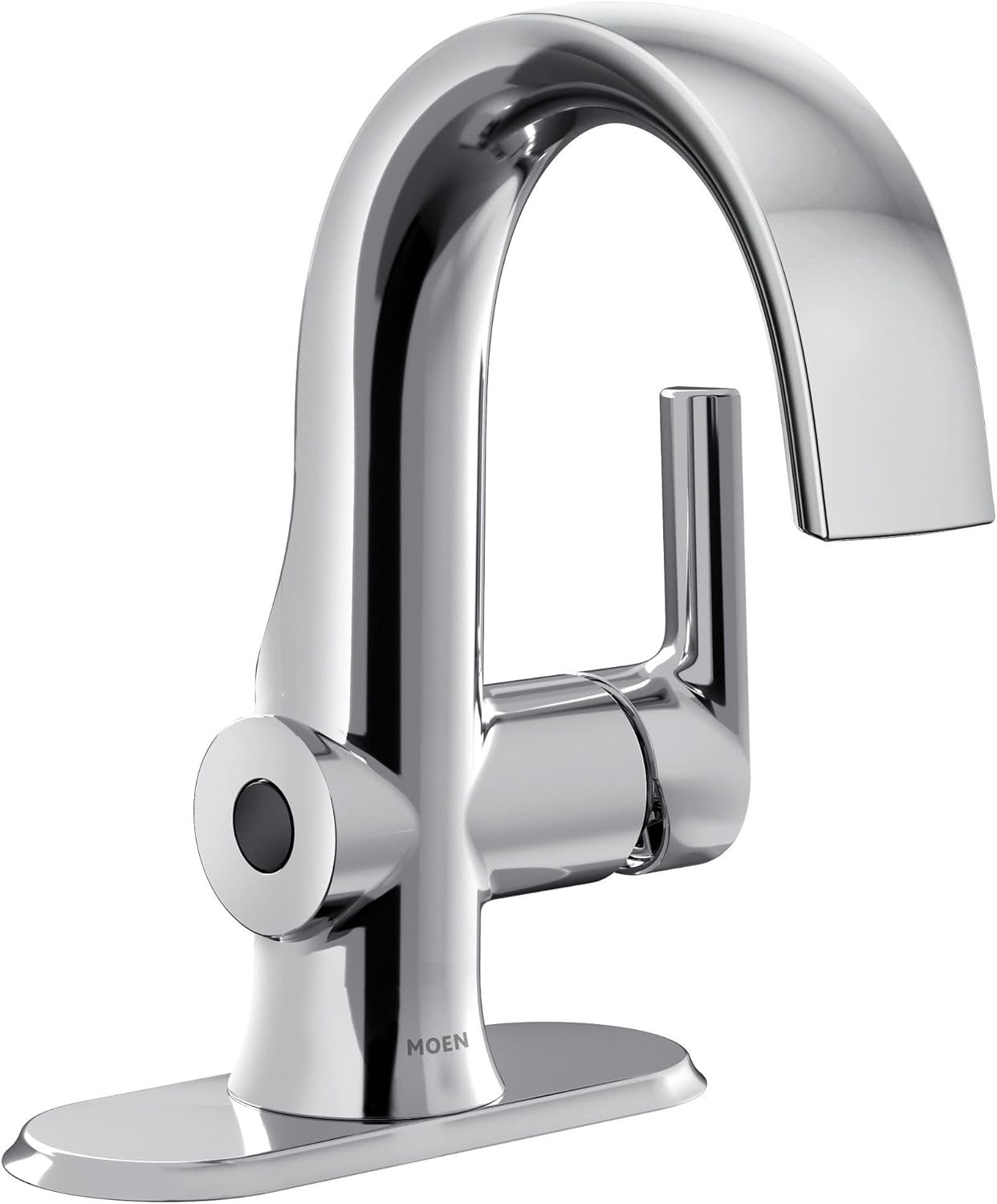 image:imageMoen Doux Matte Black Motionsense Wave Touchless Single Handle Bathroom Sink Faucet S6910EWBLChrome