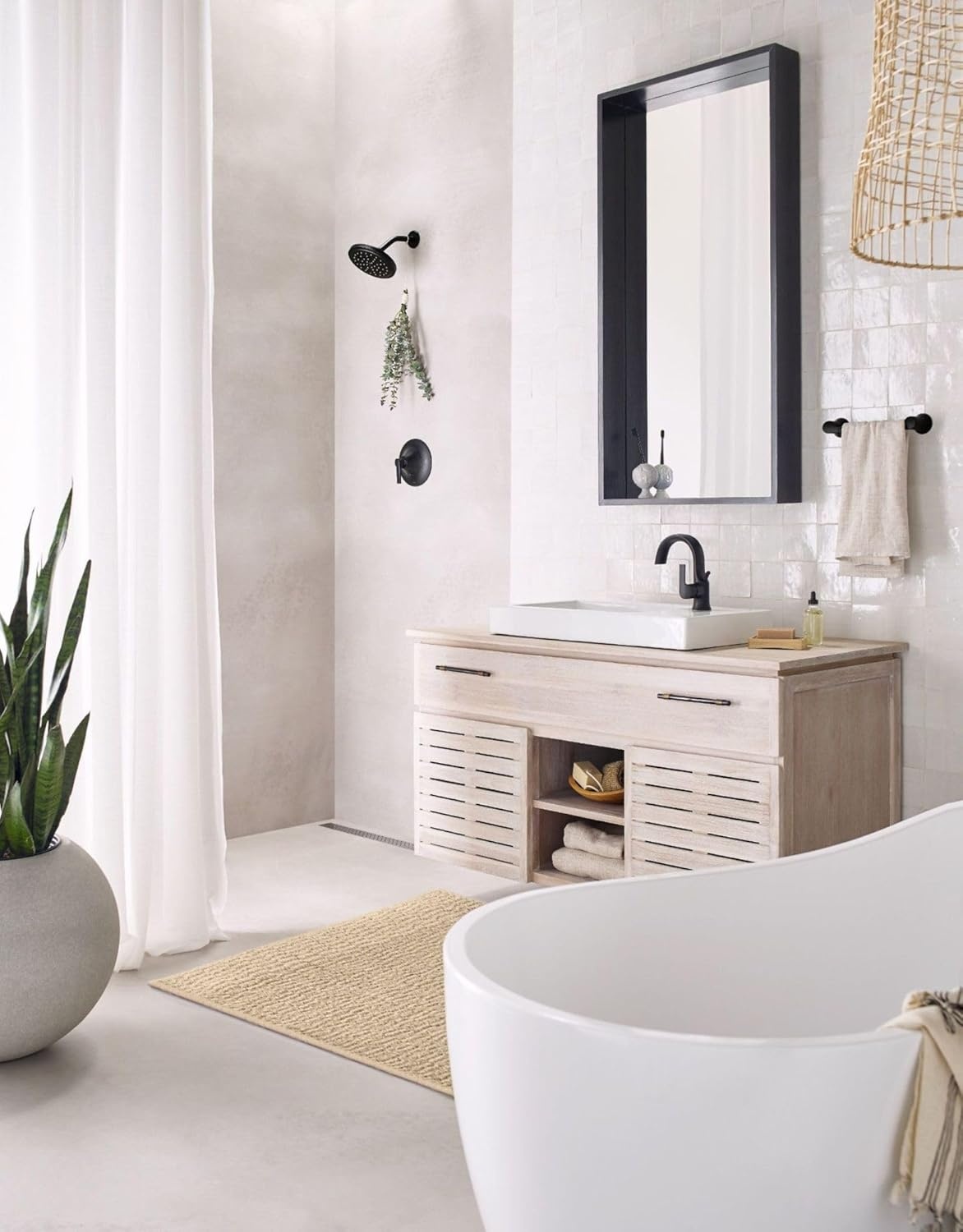 image:imageMoen Doux Matte Black PosiTemp Shower Only Kit Valve Required TS2202BLMatte Black
