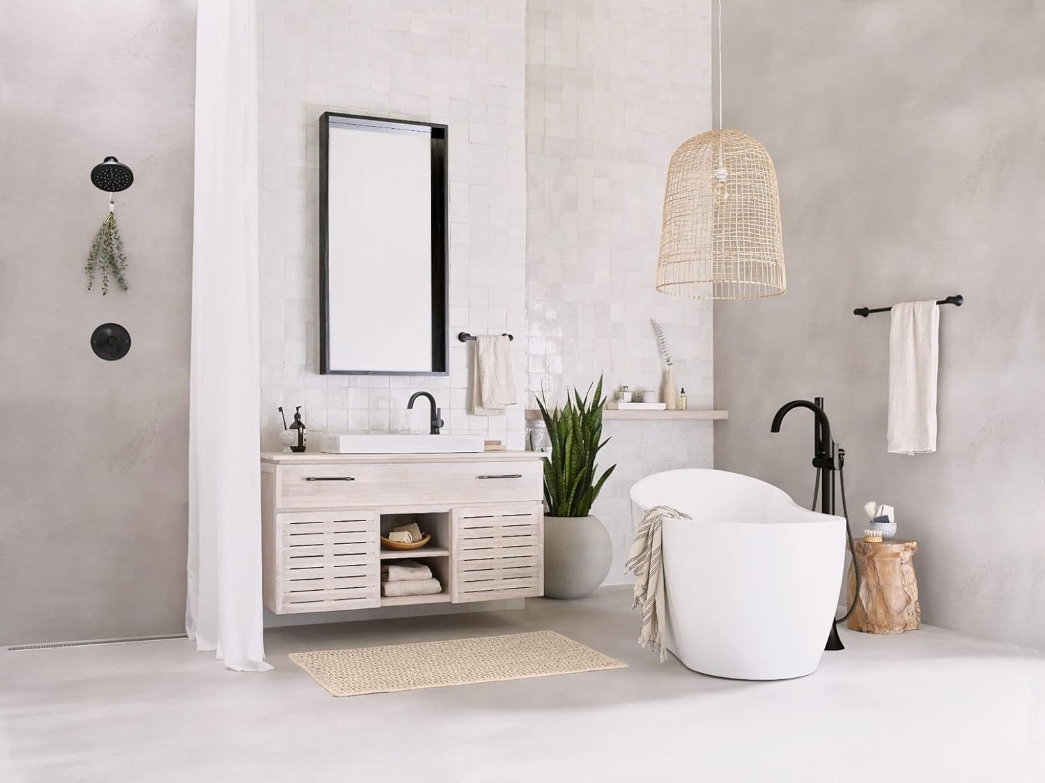 image:imageMoen Doux Matte Black PosiTemp Shower Only Kit Valve Required TS2202BLMatte Black
