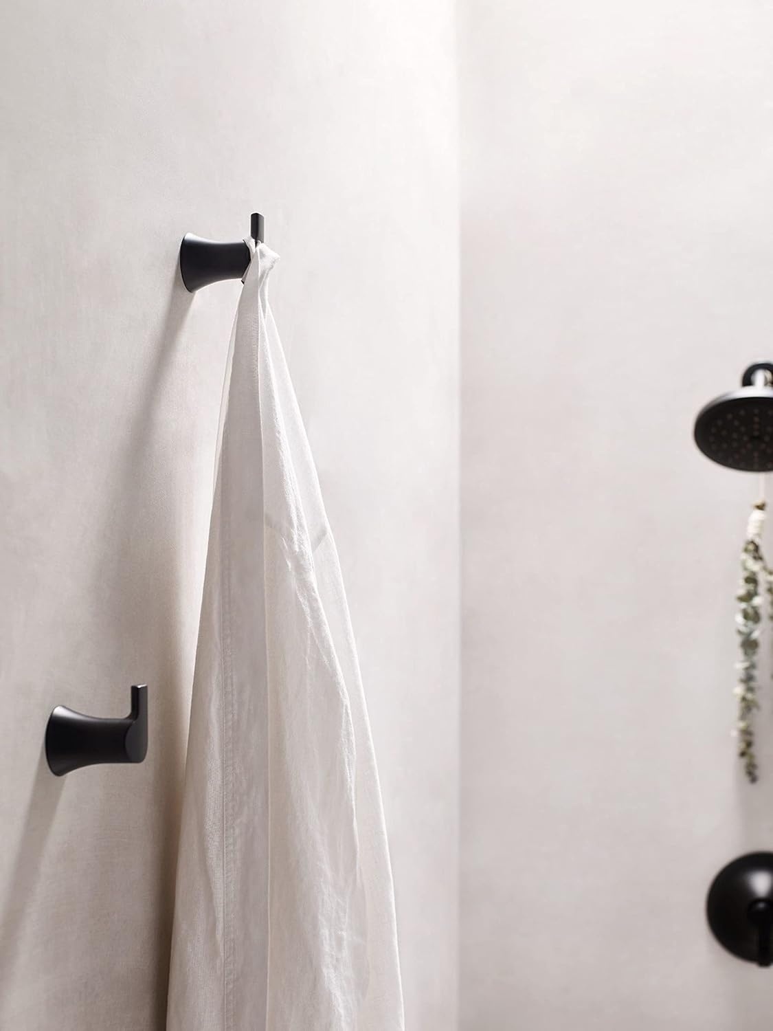 image:imageMoen Doux Matte Black Single Robe Hook YB0203BLMatte Black