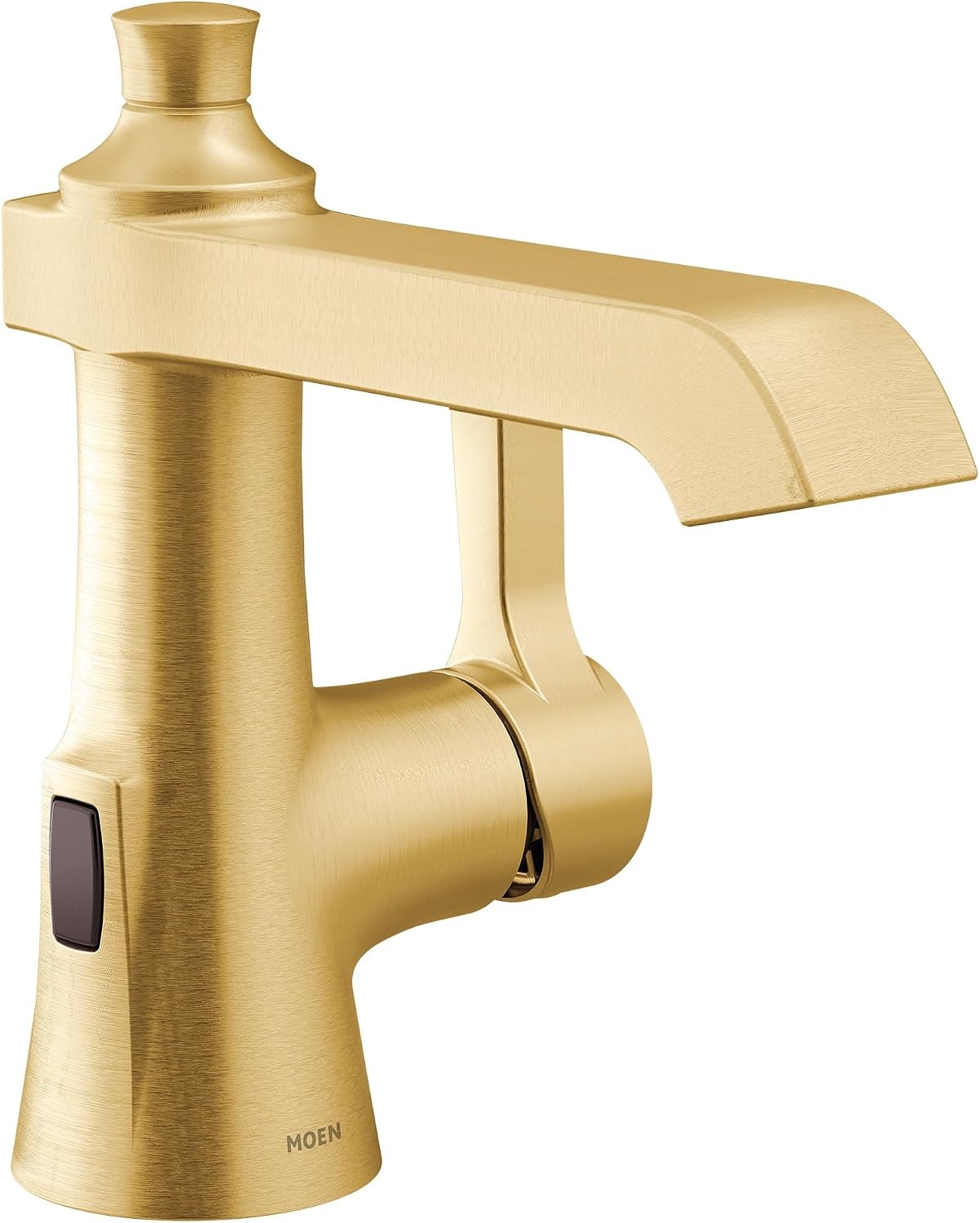 image:imageMoen Flara Brushed Gold Motionsense Wave Touchless Single Handle Bathroom Sink Faucet S6981EWBG
