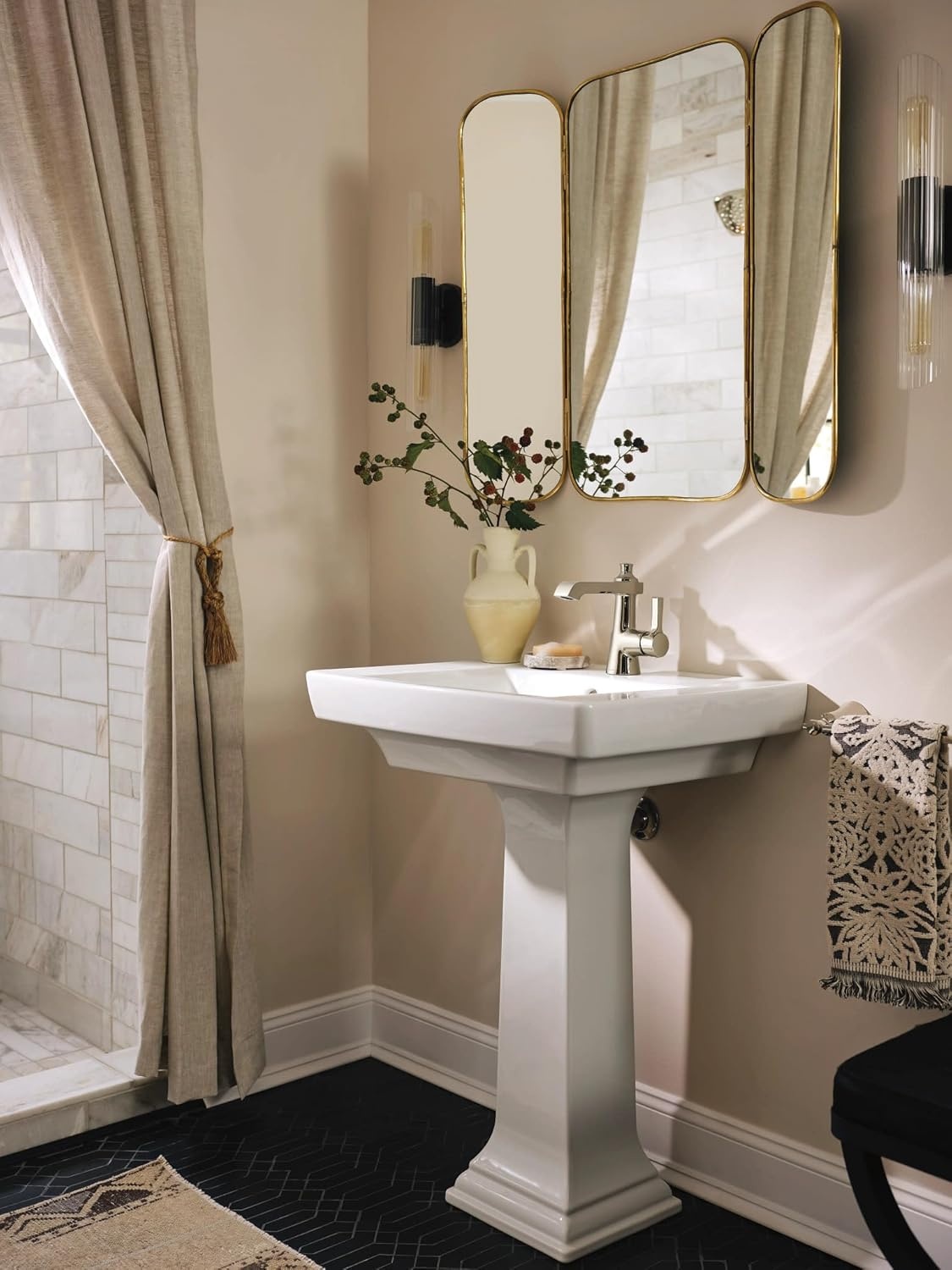 image:imageMoen Flara Polished Nickel Motionsense Wave Touchless Single Handle Bathroom Sink Faucet S6981EWNL