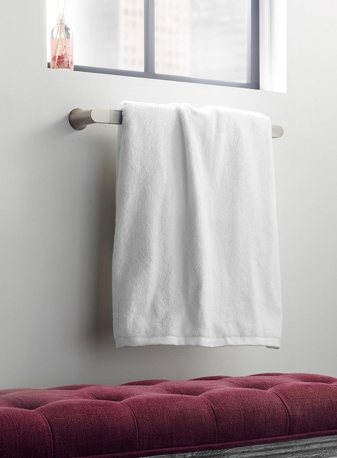 image:imageMoen Genta LX Modern Single Kitchen or Bathroom Towel Bar 68Inch Brushed Nickel BH3886BNBrushed Nickel