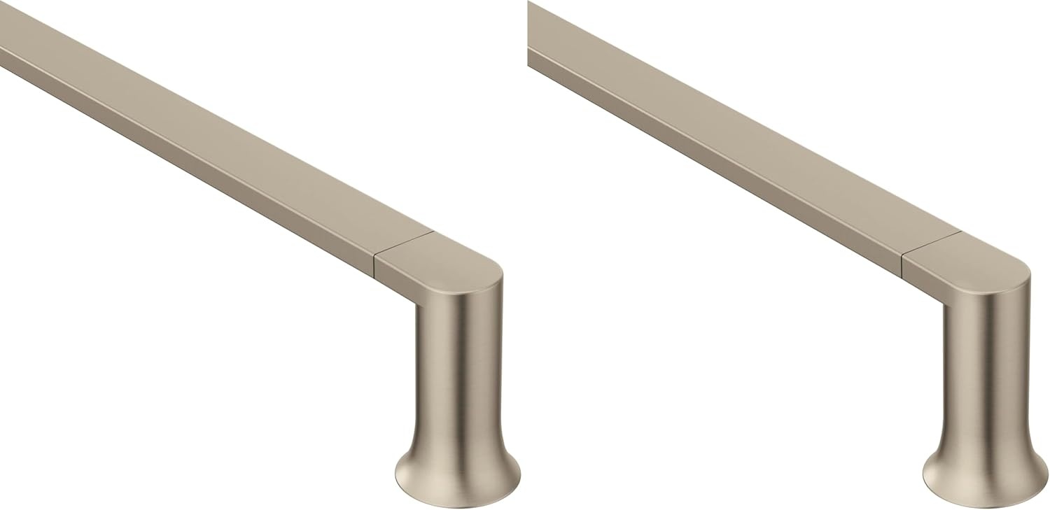 image:imageMoen Genta LX Modern Single Kitchen or Bathroom Towel Bar 68Inch Brushed Nickel BH3886BNBrushed Nickel